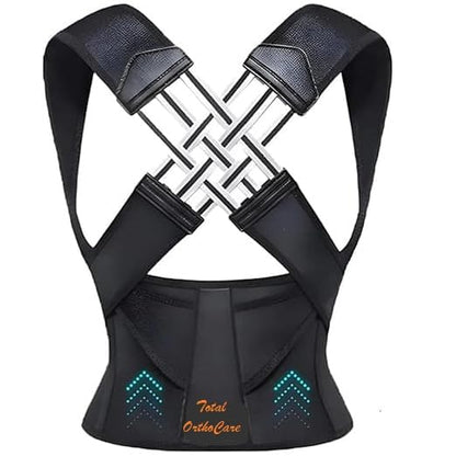 Posture Corrector Free Size Designed to provide exceptional Back Straight And Shoulder Support Belt - My Store